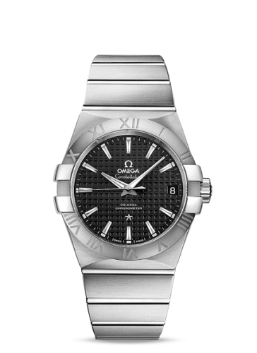 Omega Constellation Co-Axial 38 Stainless Steel / Black